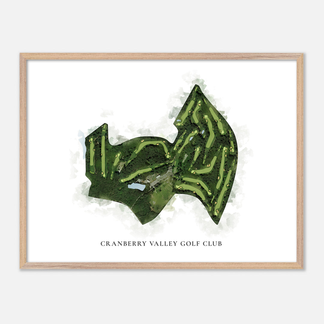 Print of Cranberry Valley Golf Club Classic Map