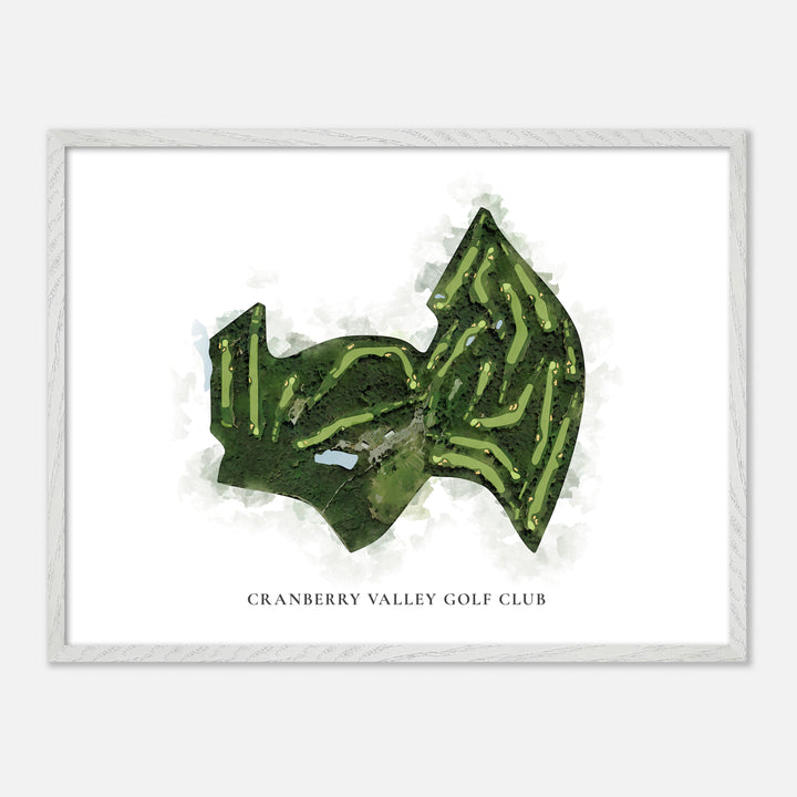 Print of Cranberry Valley Golf Club Classic Map