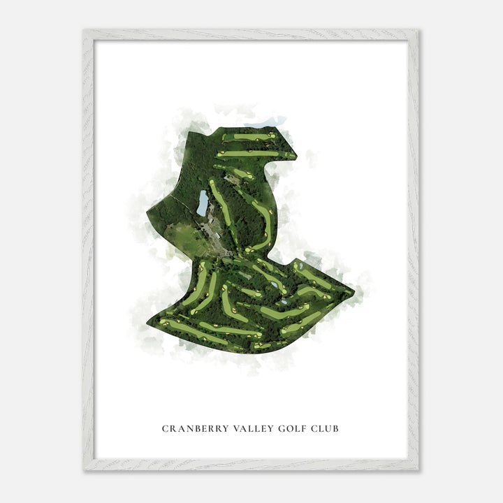 Print of Cranberry Valley Golf Club Classic Map