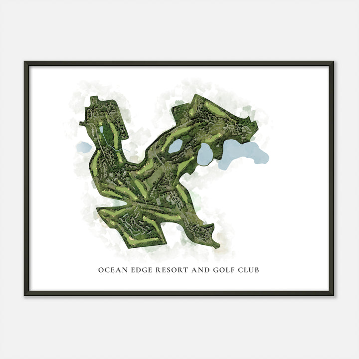 Print of Ocean Edge Resort And Golf Club Classic Map