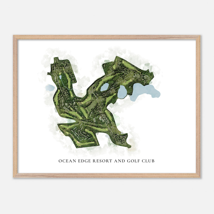 Print of Ocean Edge Resort And Golf Club Classic Map