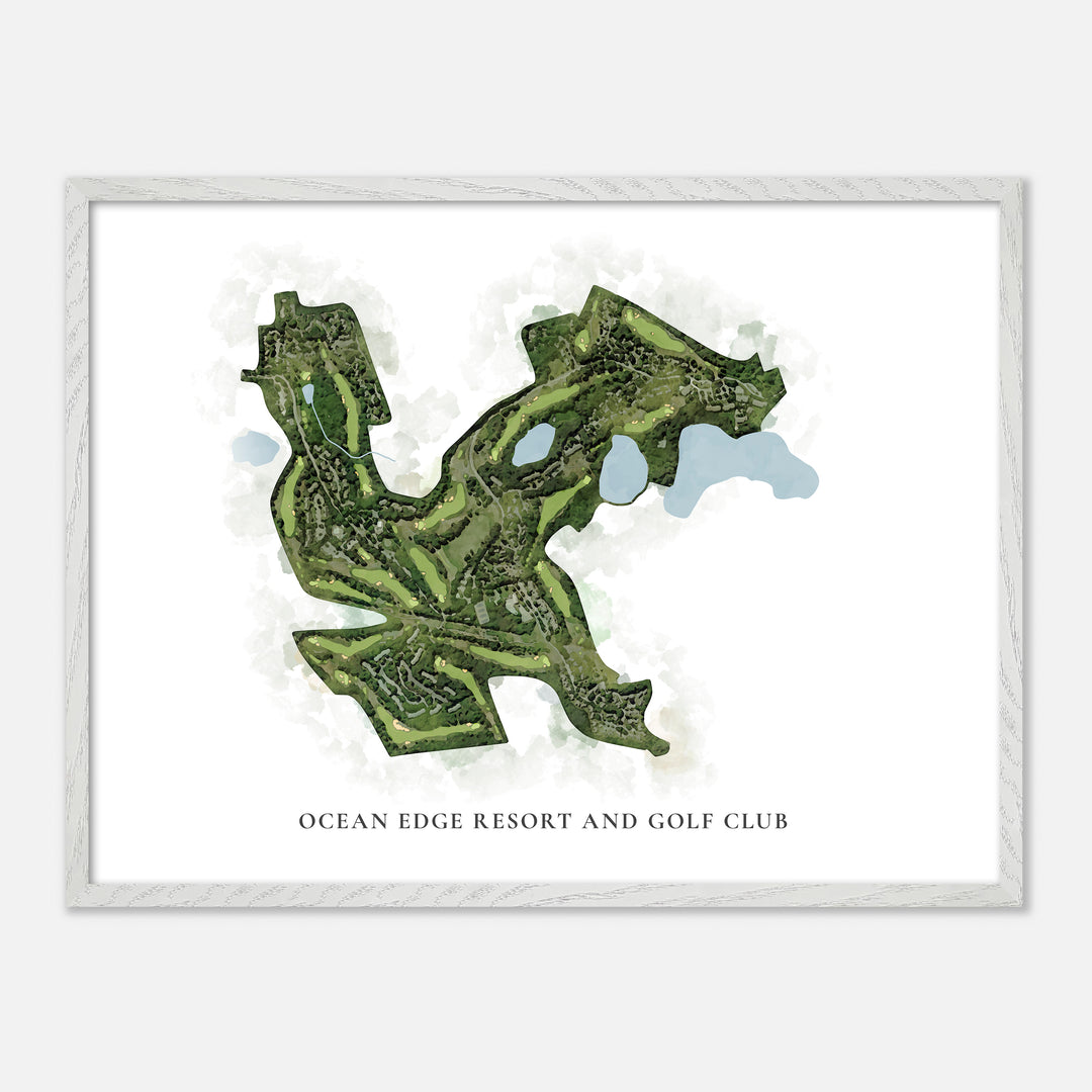 Print of Ocean Edge Resort And Golf Club Classic Map