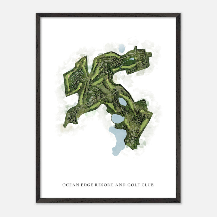 Print of Ocean Edge Resort And Golf Club Classic Map