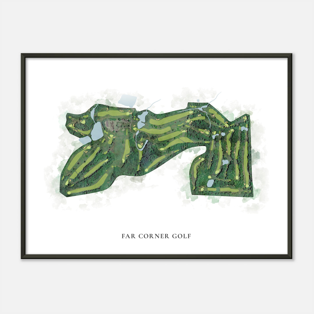 Print of Far Corner Golf Classic Map
