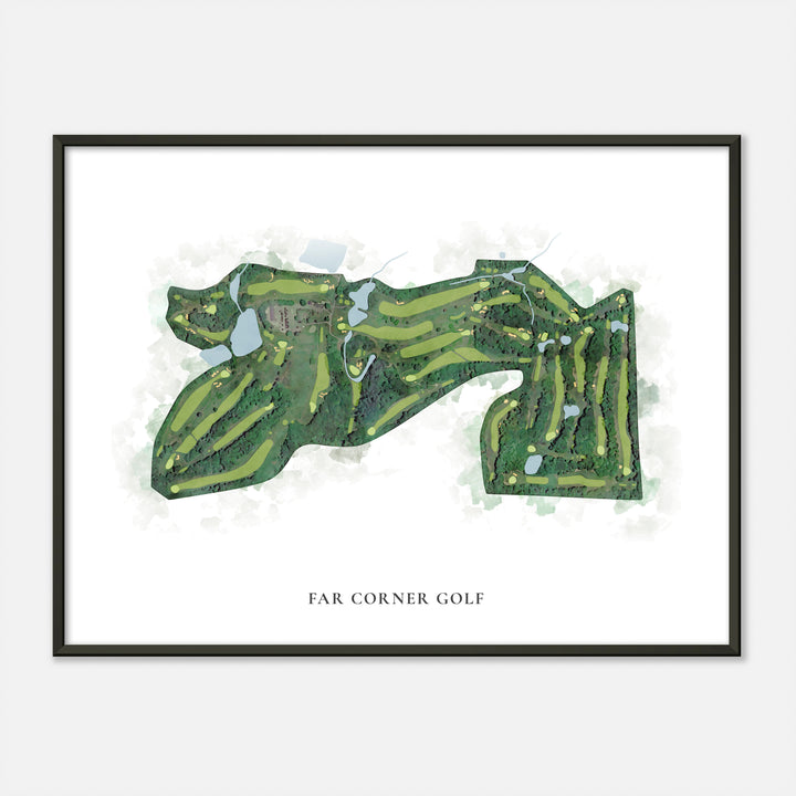 Print of Far Corner Golf Classic Map