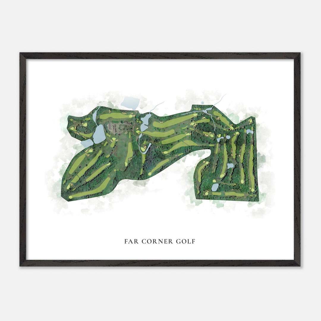 Print of Far Corner Golf Classic Map