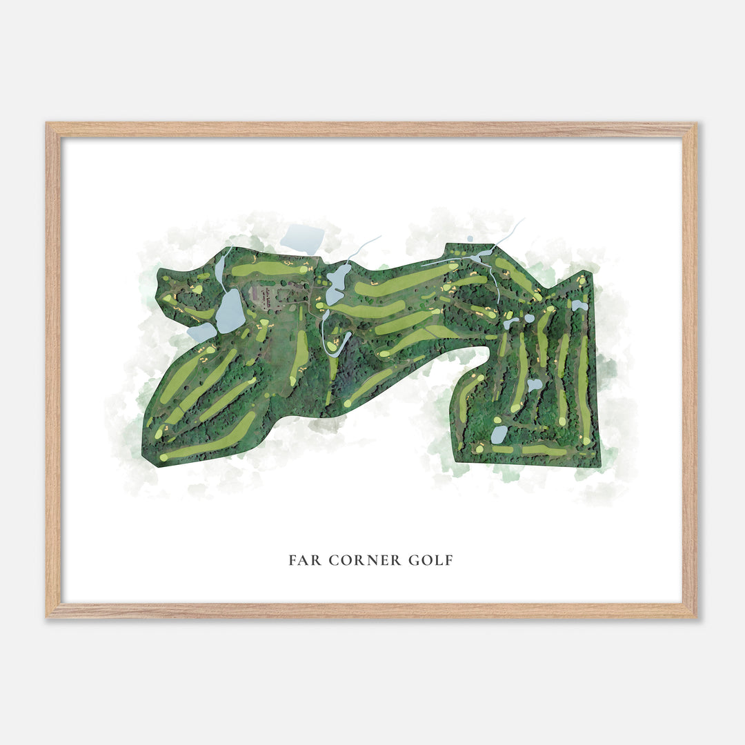 Print of Far Corner Golf Classic Map