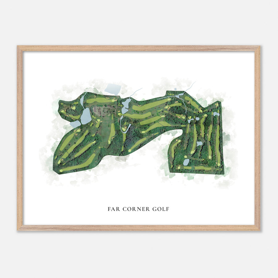 Print of Far Corner Golf Classic Map