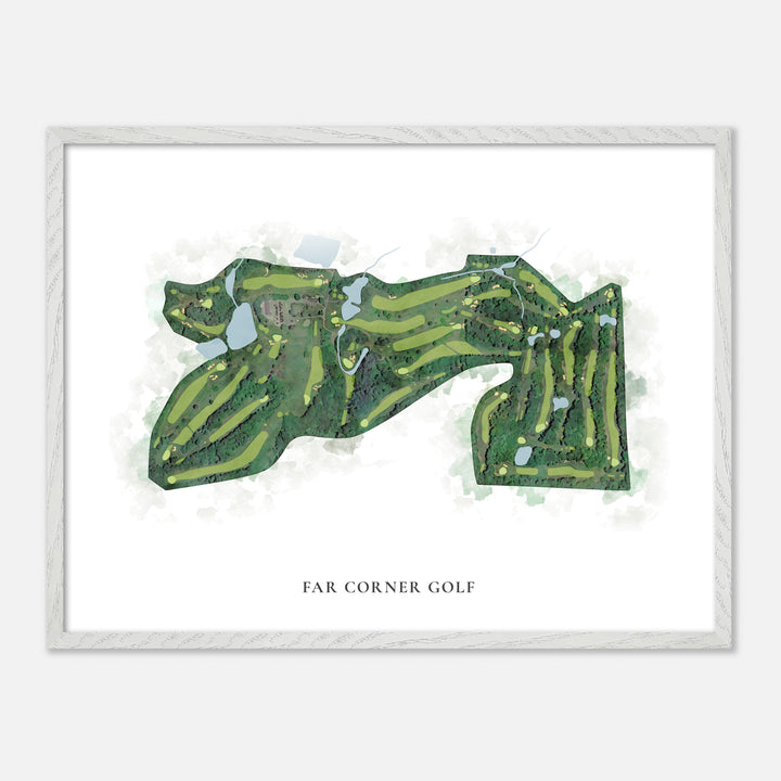 Print of Far Corner Golf Classic Map