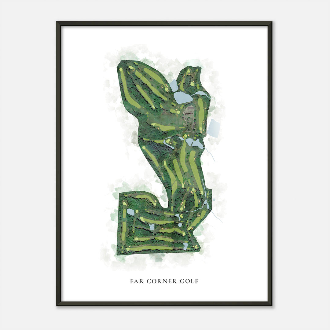 Print of Far Corner Golf Classic Map