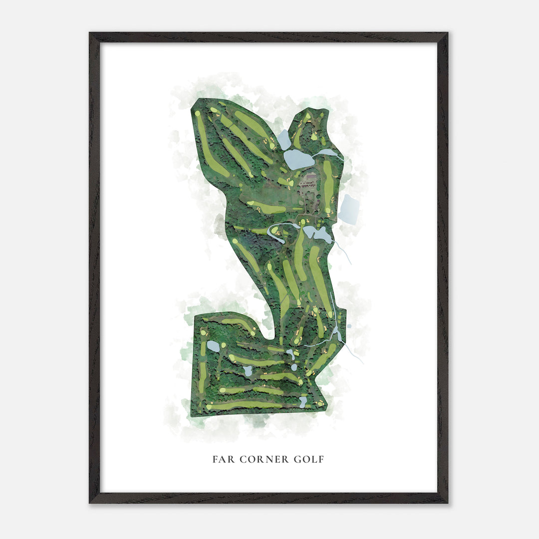 Print of Far Corner Golf Classic Map