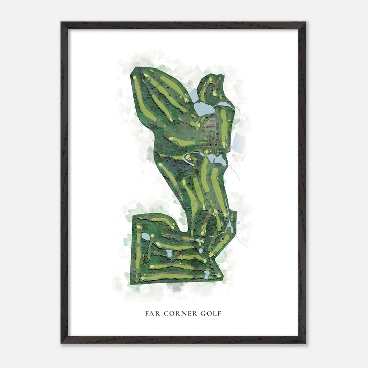 Print of Far Corner Golf Classic Map