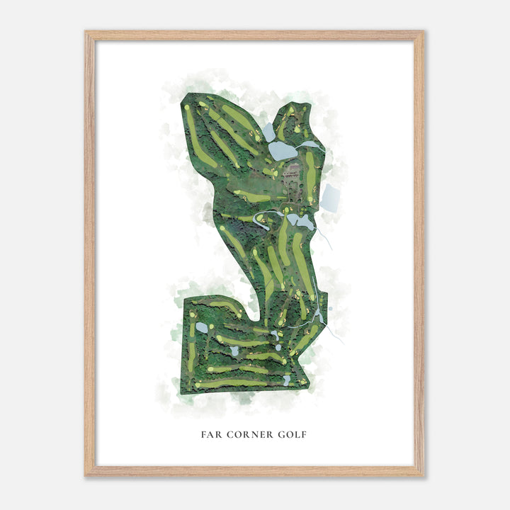 Print of Far Corner Golf Classic Map