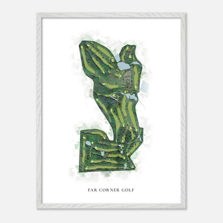 Print of Far Corner Golf Classic Map