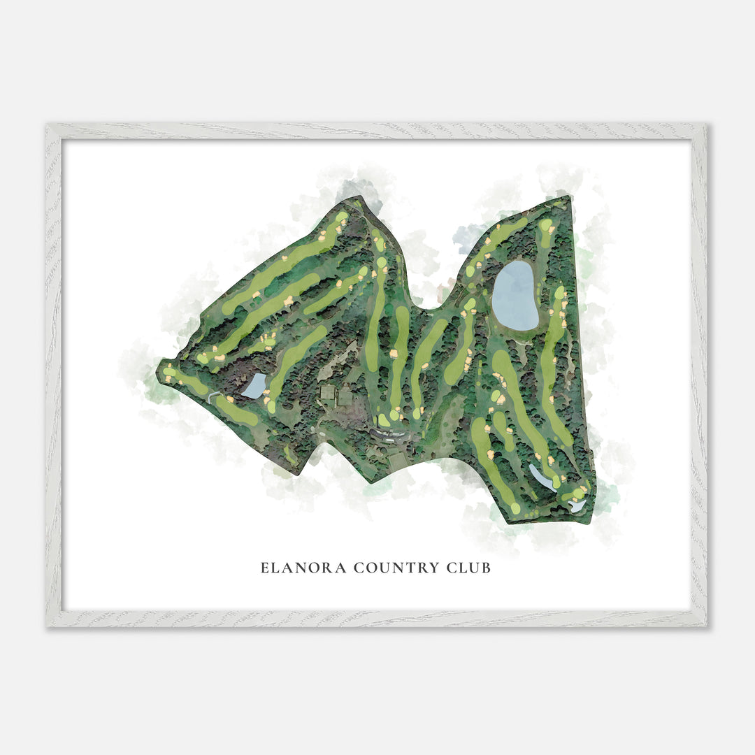 Print of Elanora Country Club Classic Map