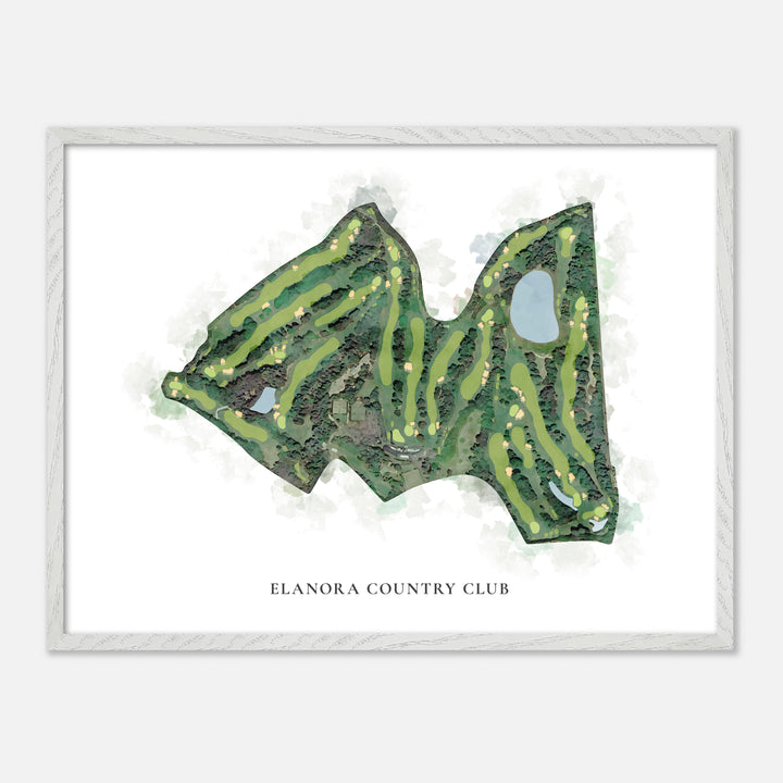 Print of Elanora Country Club Classic Map