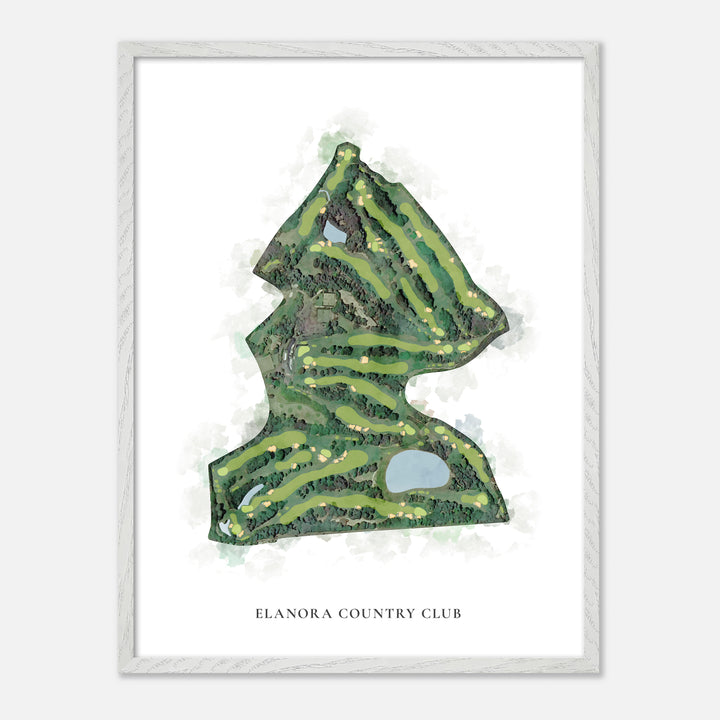 Print of Elanora Country Club Classic Map