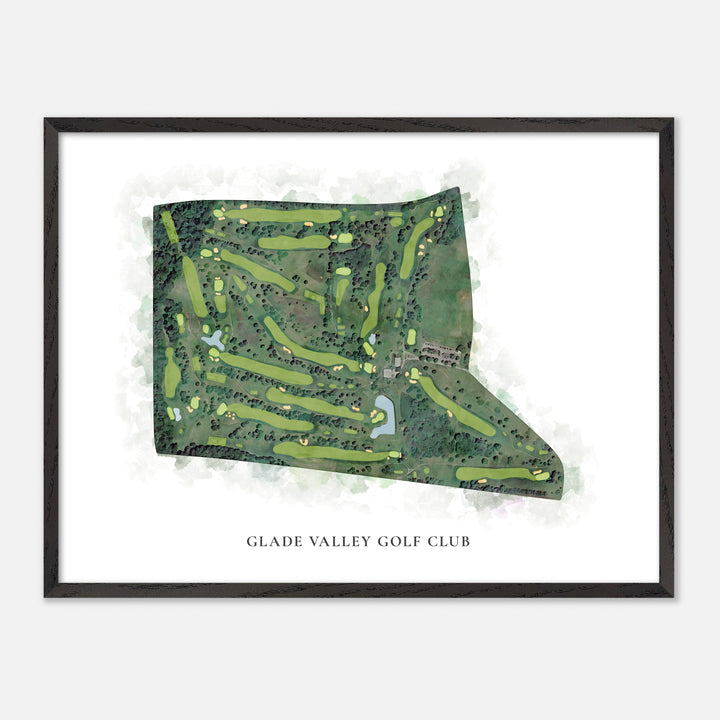 Print of Glade Valley Golf Club Classic Map