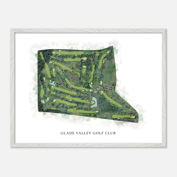 Print of Glade Valley Golf Club Classic Map