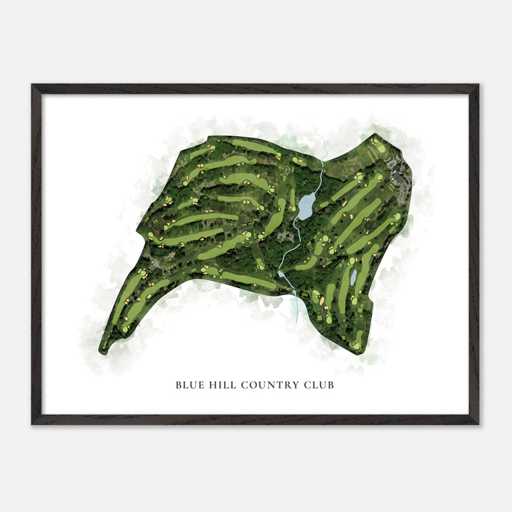 Print of Blue Hill Country Club Classic Map