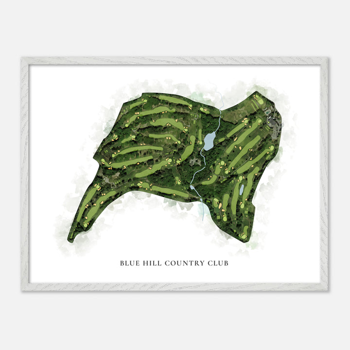 Print of Blue Hill Country Club Classic Map