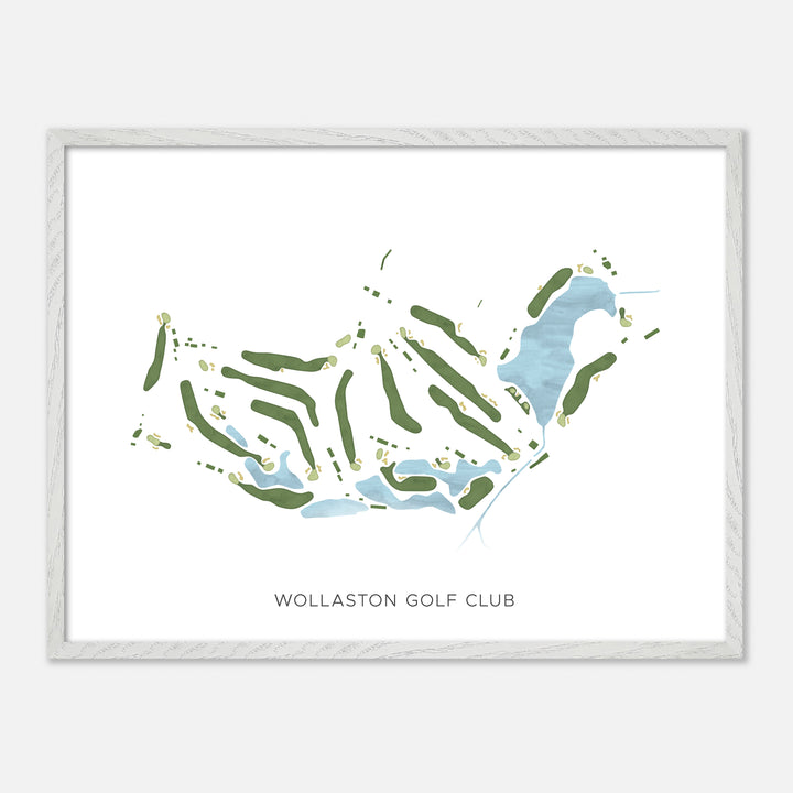 Print of Wollaston Golf Club Modern Map