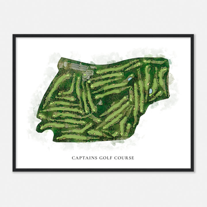 Print of Captains Golf Course Classic Map