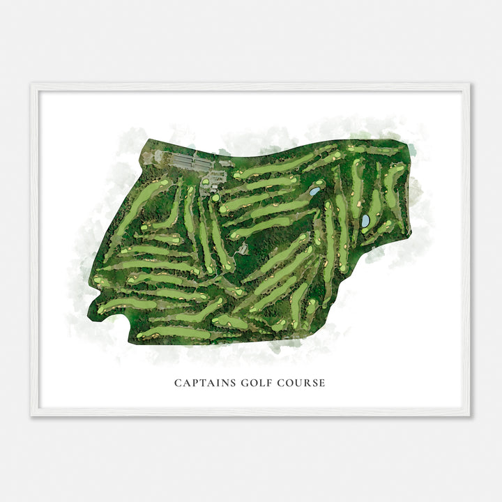 Print of Captains Golf Course Classic Map