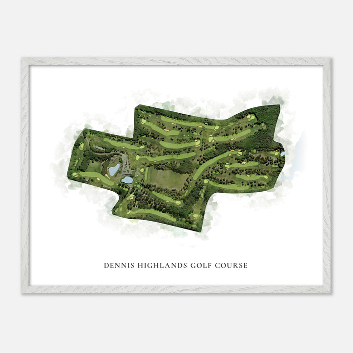 Print of Dennis Highlands Golf Course Classic Map