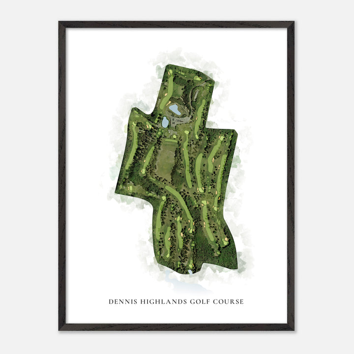 Print of Dennis Highlands Golf Course Classic Map
