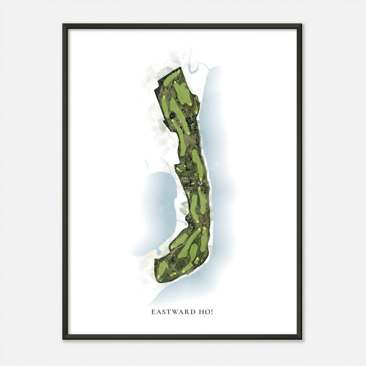 Print of Eastward Ho! Classic Map