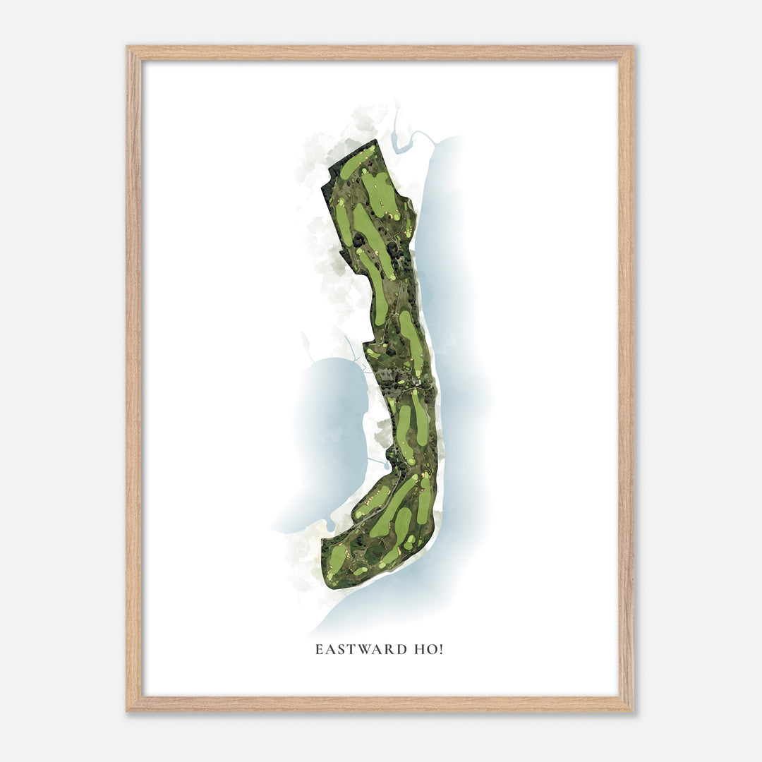 Print of Eastward Ho! Classic Map