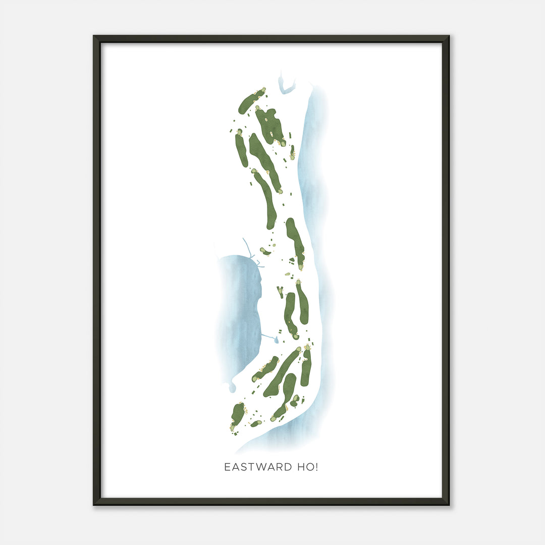 Print of Eastward Ho! Modern Map