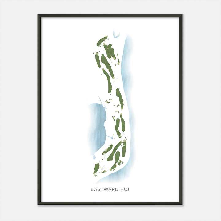 Print of Eastward Ho! Modern Map
