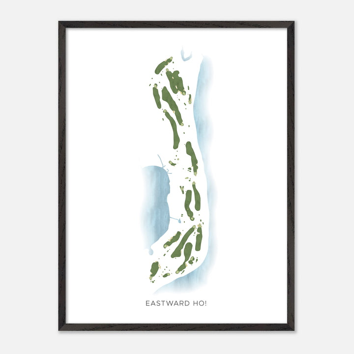 Print of Eastward Ho! Modern Map