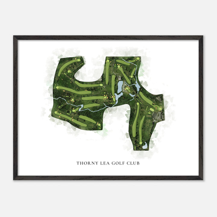 Print of Thorny Lea Golf Club Classic Map