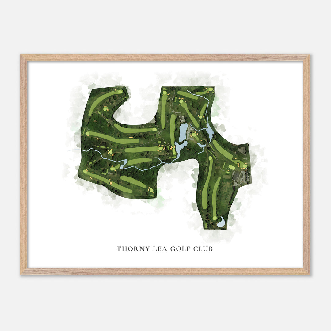 Print of Thorny Lea Golf Club Classic Map