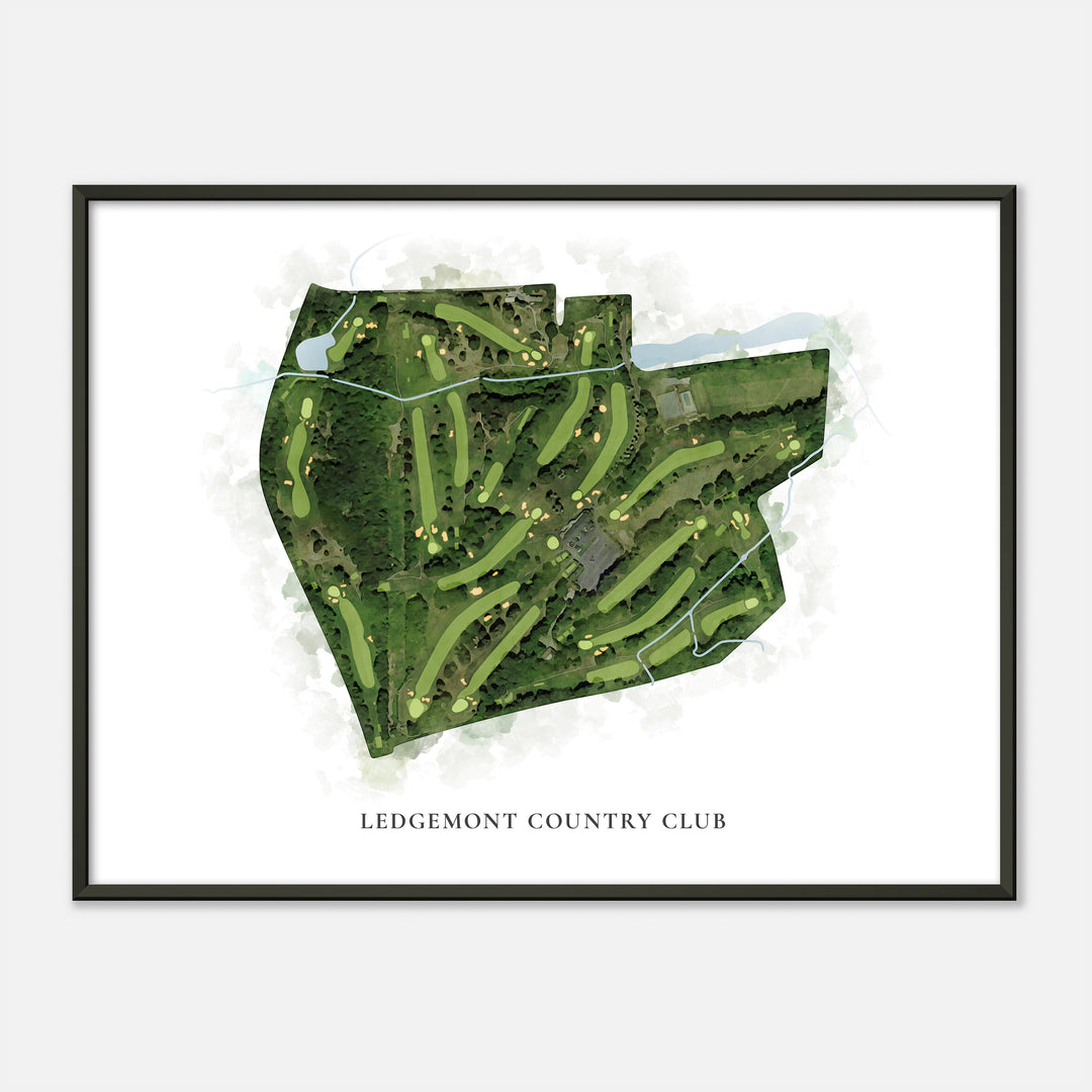 Print of Ledgemont Country Club Classic Map