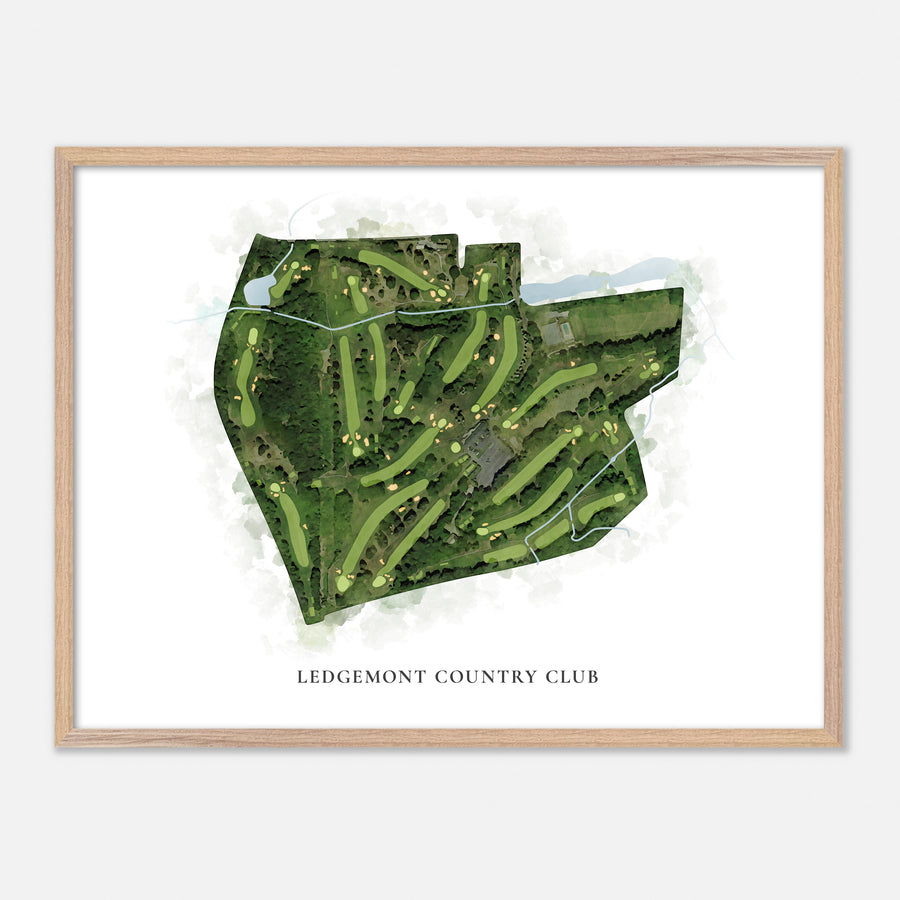 Print of Ledgemont Country Club Classic Map