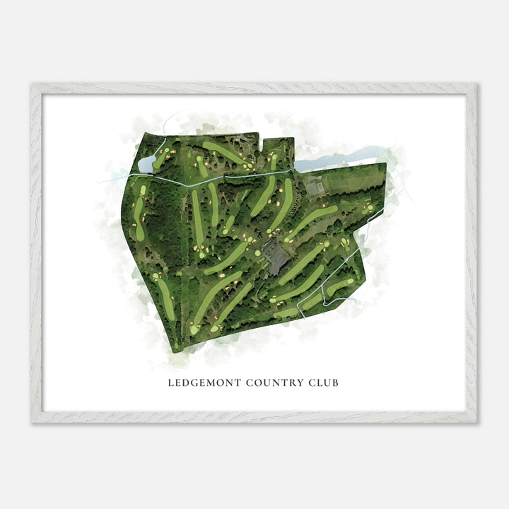 Print of Ledgemont Country Club Classic Map