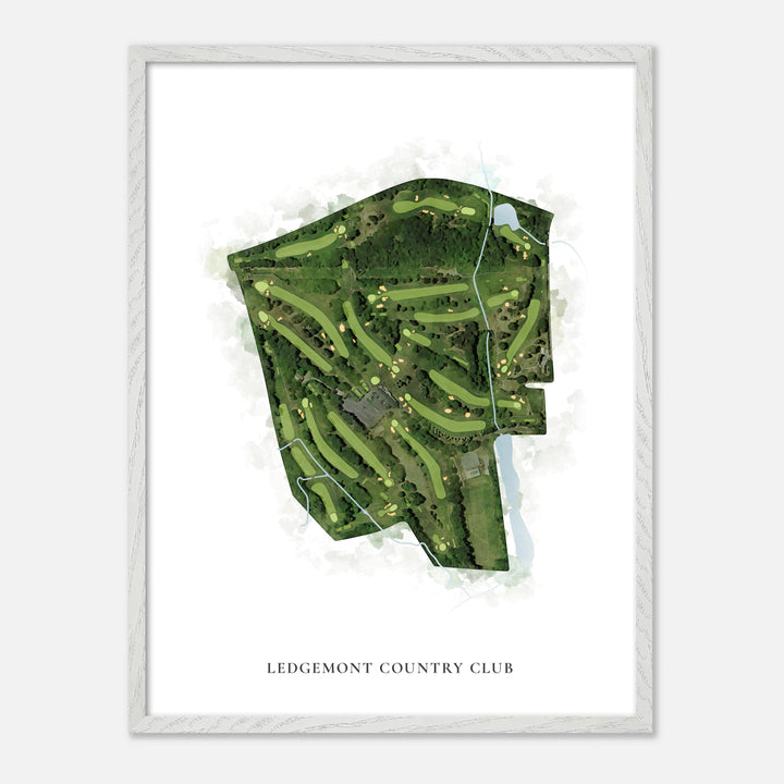 Print of Ledgemont Country Club Classic Map