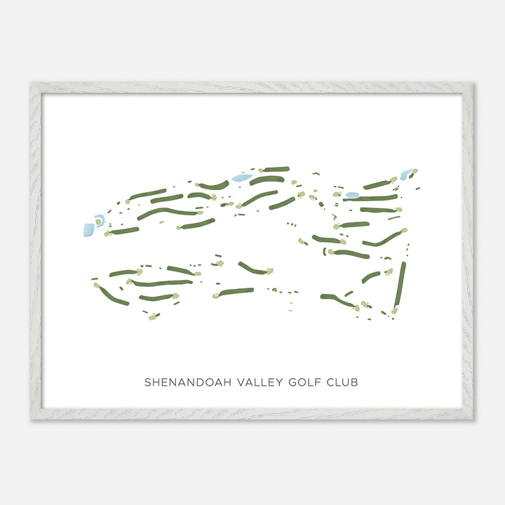 Print of Shenandoah Valley Golf Club Modern Map