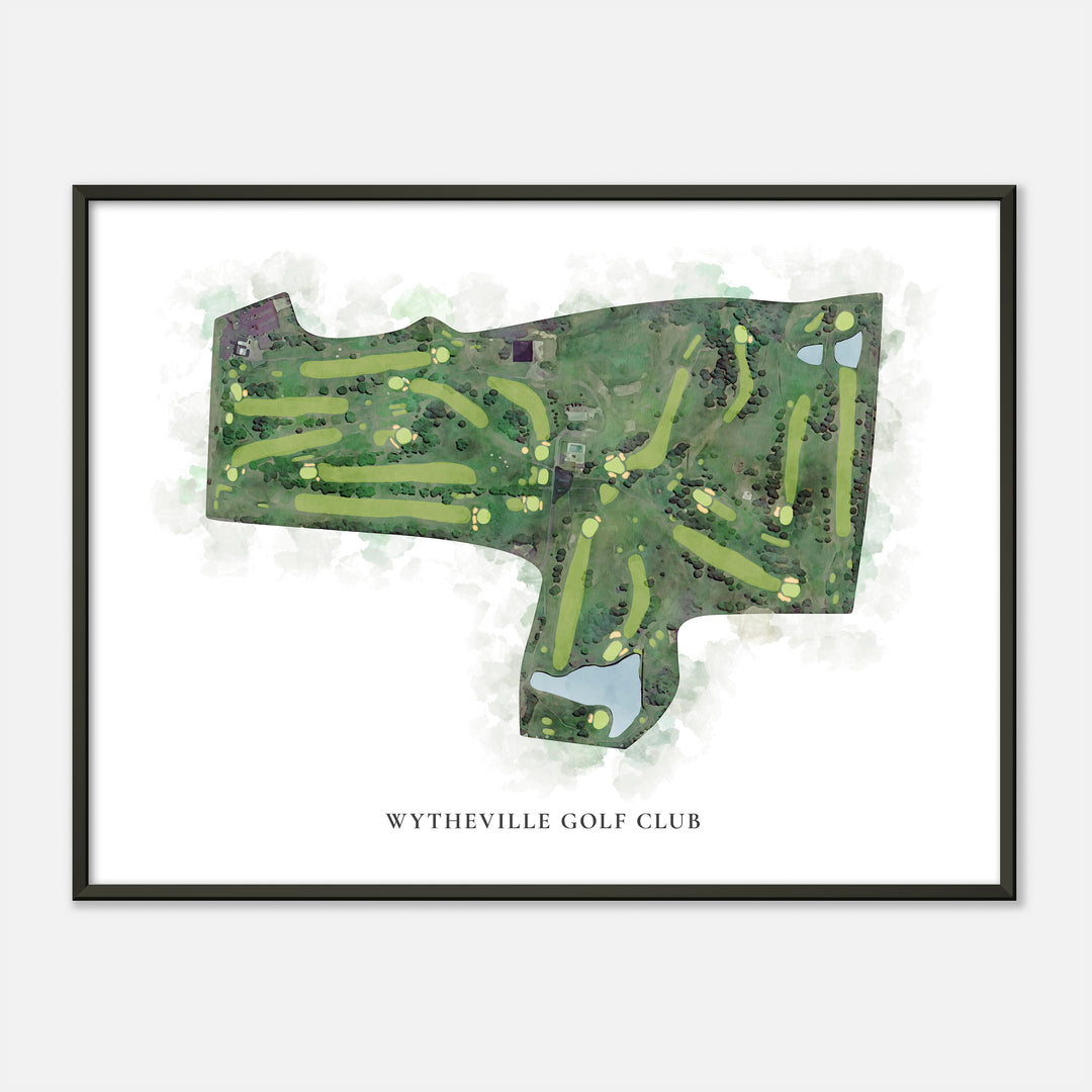 Print of Wytheville Golf Club Classic Map