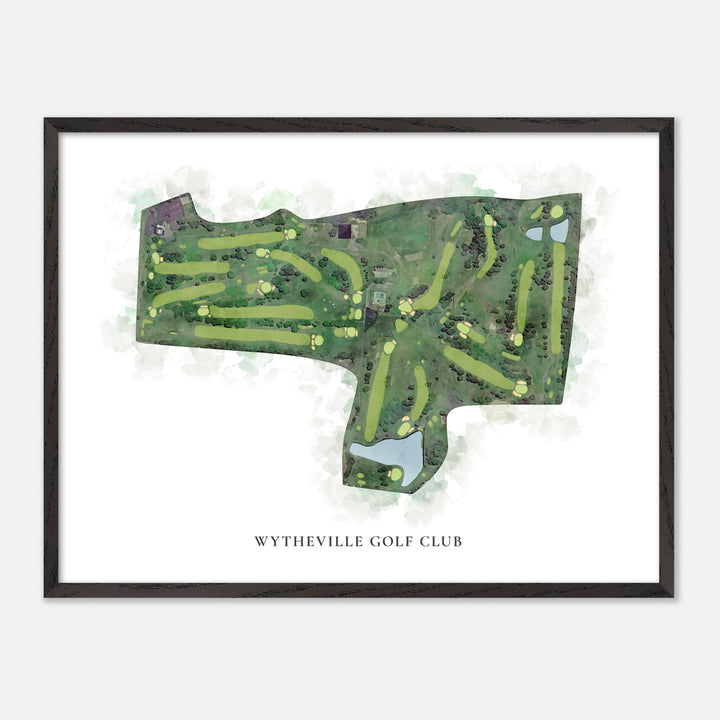 Print of Wytheville Golf Club Classic Map