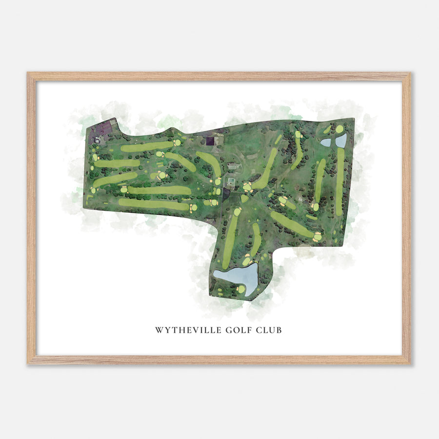 Print of Wytheville Golf Club Classic Map