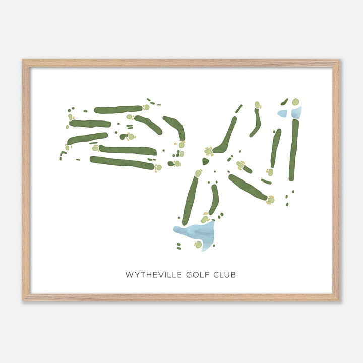 Print of Wytheville Golf Club Modern Map