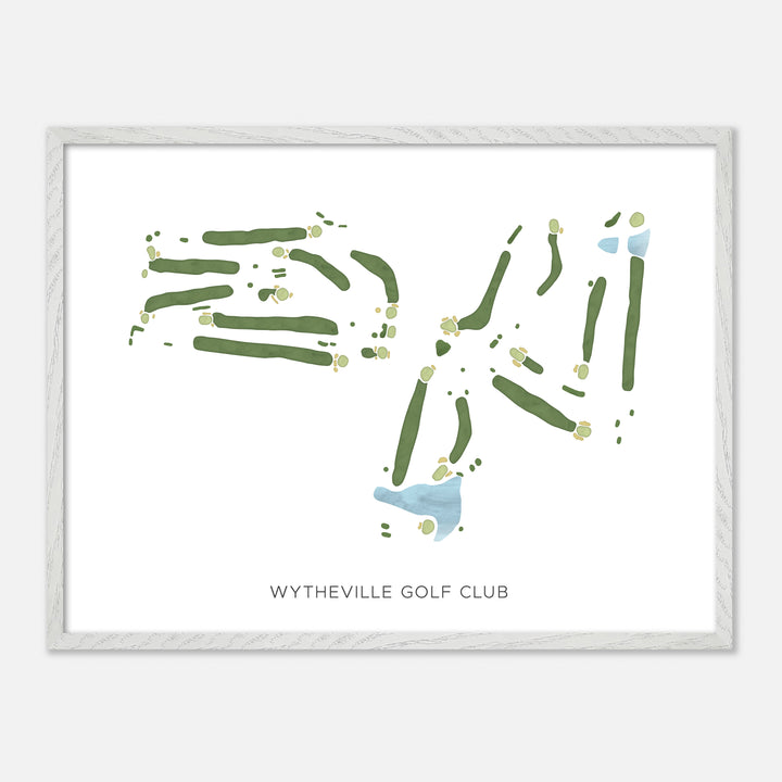 Print of Wytheville Golf Club Modern Map