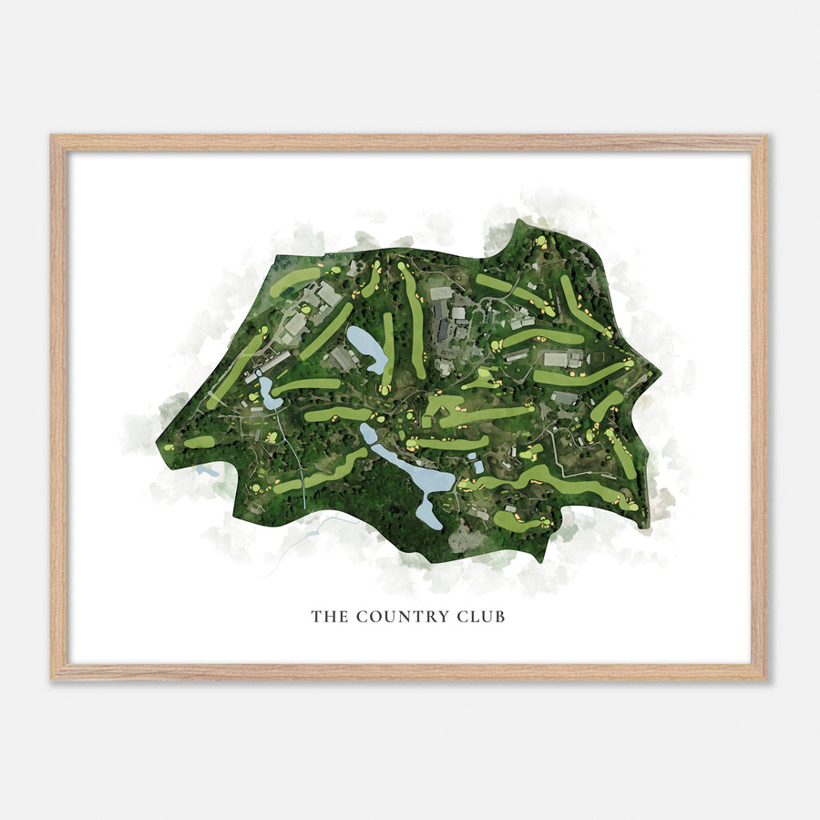 Print of The Country Club Classic Map