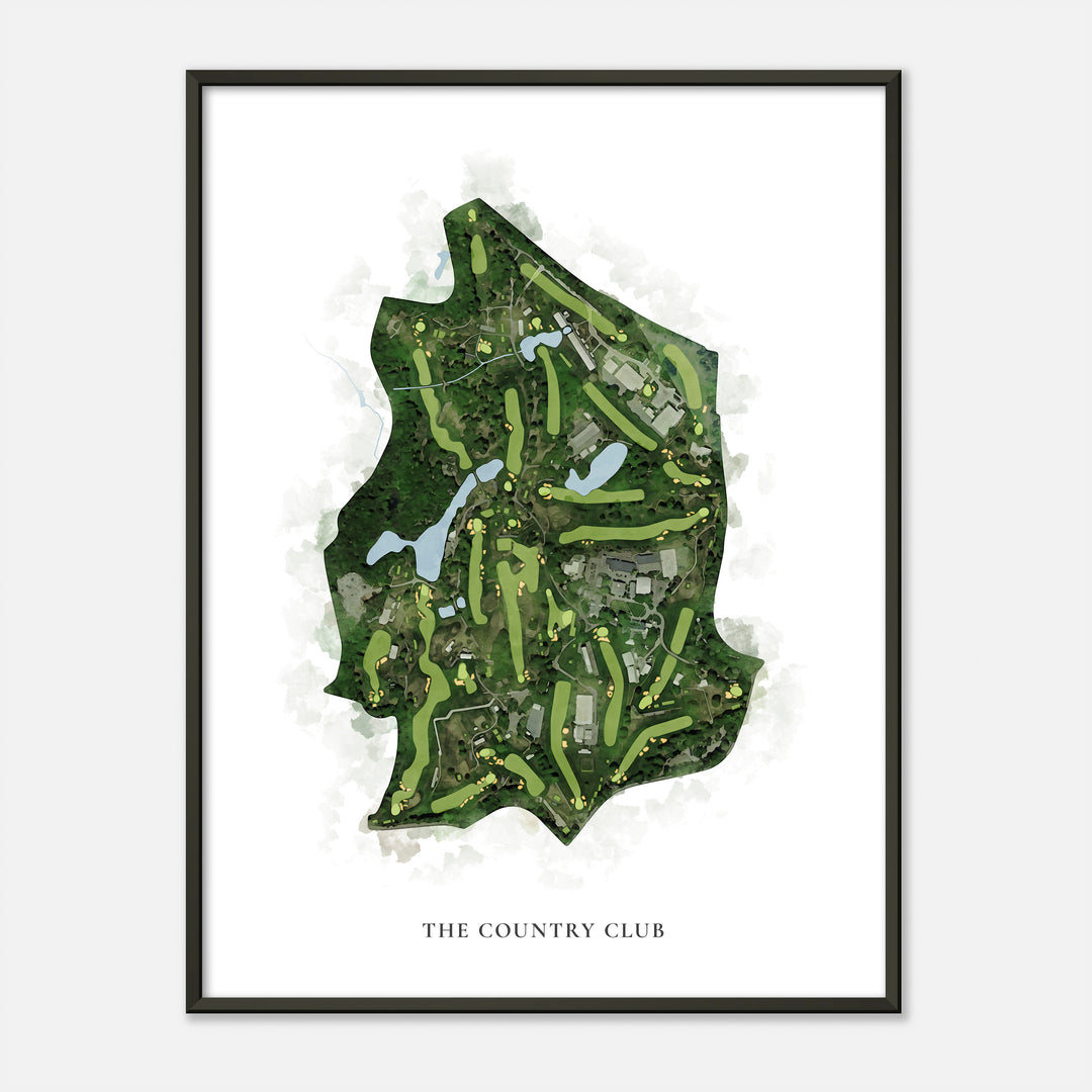 Print of The Country Club Classic Map