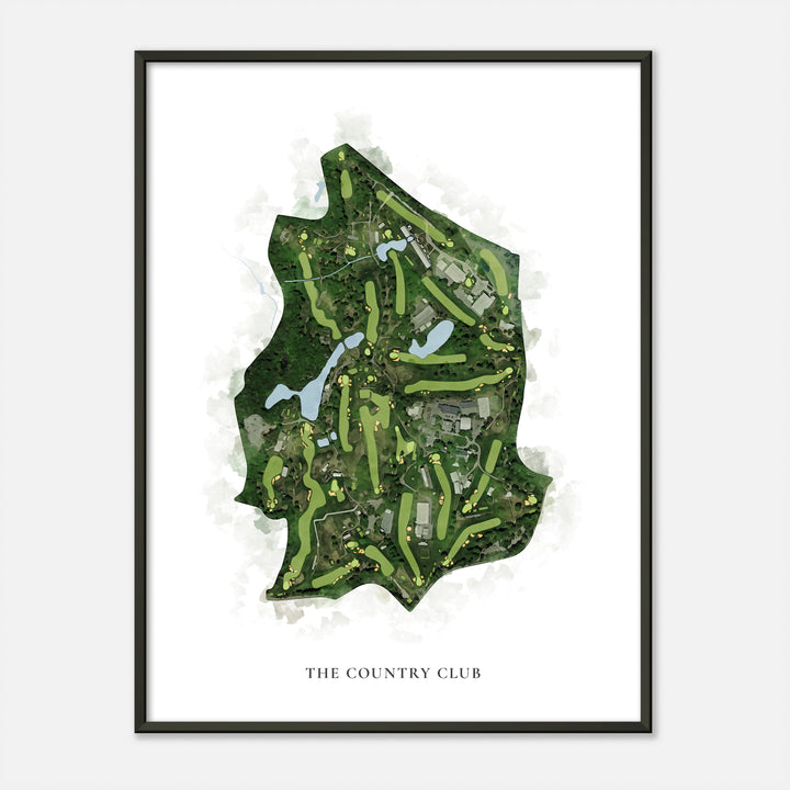 Print of The Country Club Classic Map